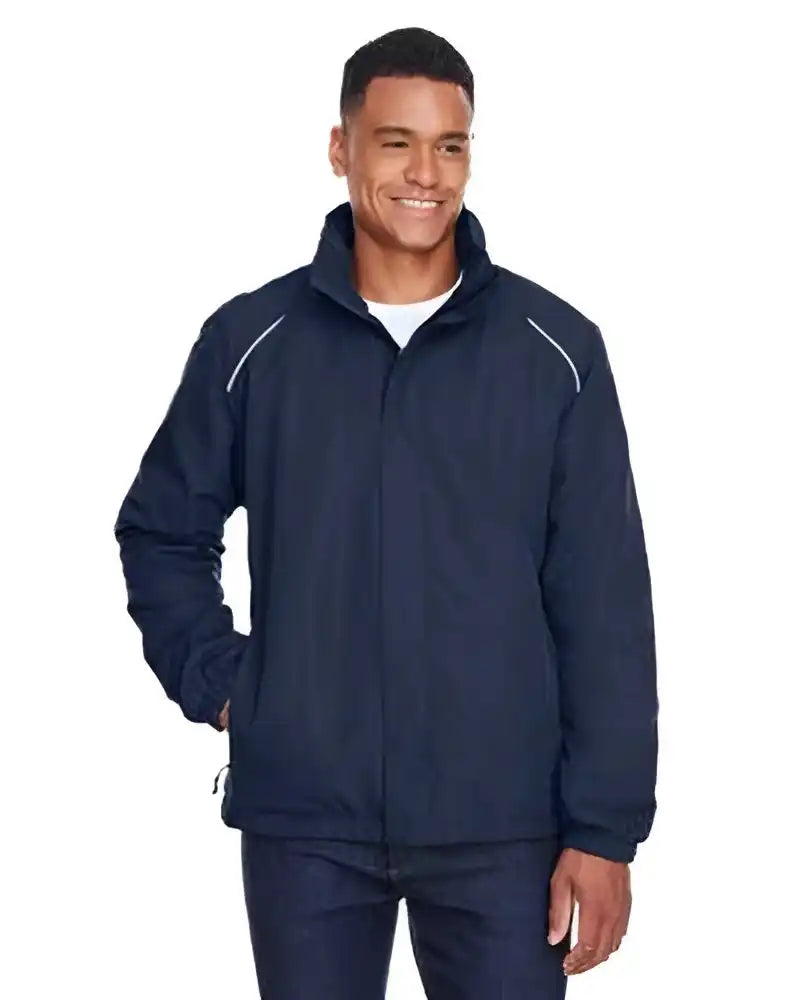 Core365 88224 Men’s Profile Fleece-lined All-season Jacket - Navy