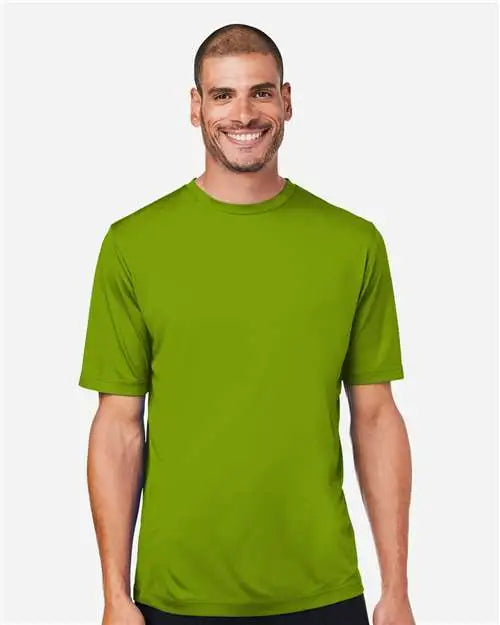 Core365 Ce10 Unisex Capital Performance T-shirt - Acid Green - Acid Green / Xs