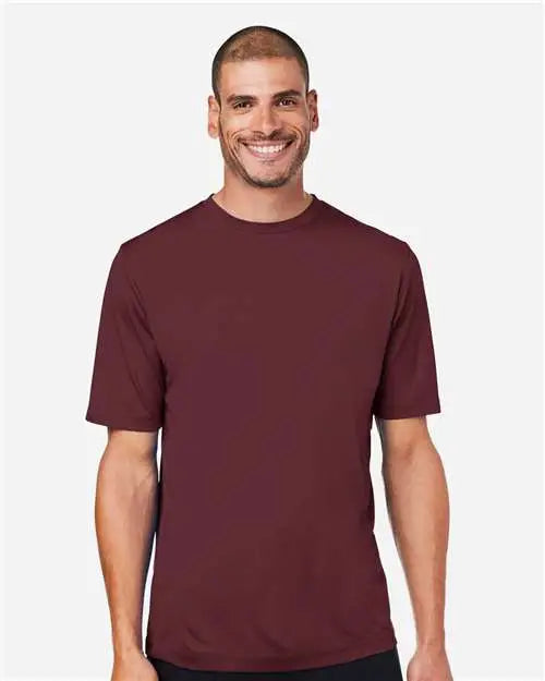 Core365 Ce10 Unisex Capital Performance T-shirt - Burgundy - Burgundy / Xs