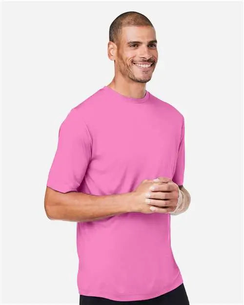 Core365 Ce10 Unisex Capital Performance T-shirt - Charity Pink