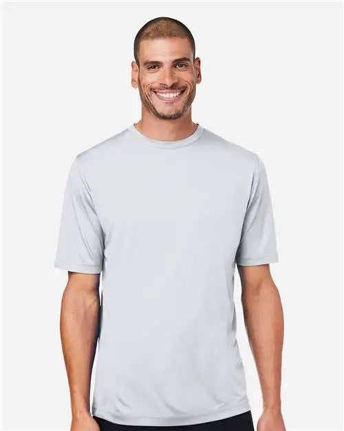 Core365 Ce10 Unisex Capital Performance T-shirt - Platinum