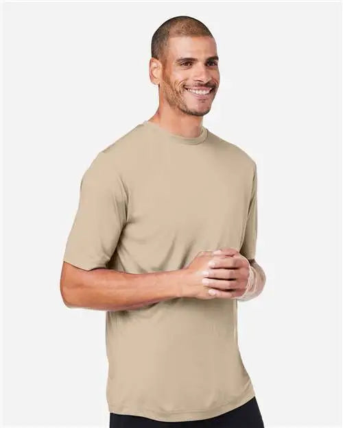 Core365 Ce10 Unisex Capital Performance T-shirt - Stone