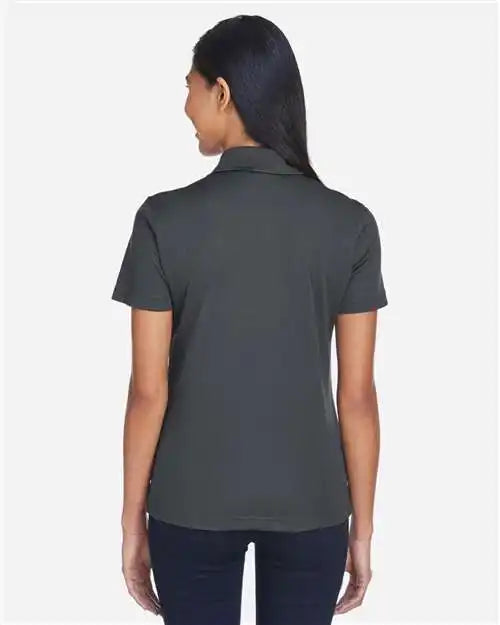 Core365 Ce101w Women’s Balance Colorblock Performance Piqué Polo - Classic Red Carbon - Red/ / Xs