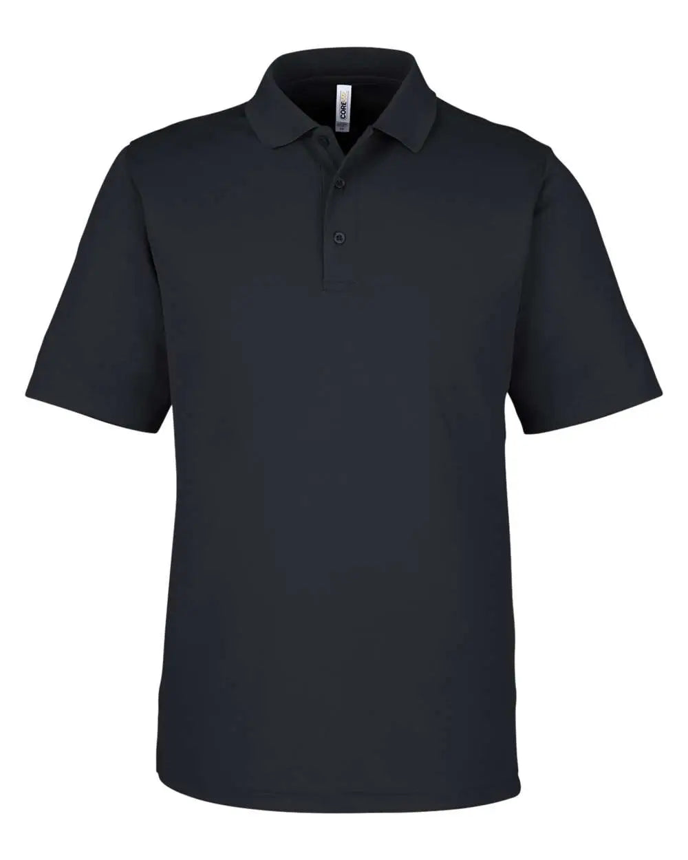 Core365 Ce104 Men’s Market Snag Protect Mesh Polo - Black