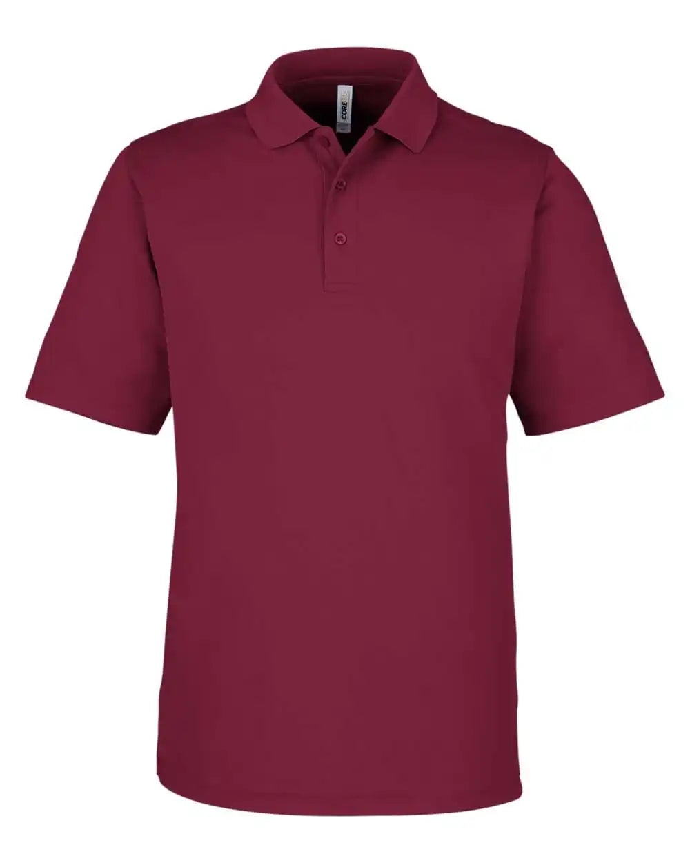 Core365 Ce104 Men’s Market Snag Protect Mesh Polo - Burgundy - s