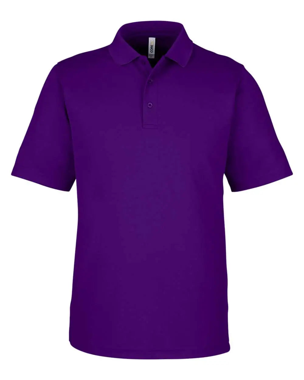 Core365 Ce104 Men’s Market Snag Protect Mesh Polo - Campus Purple