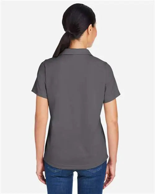 Core365 Ce104w Women’s Market Snag Protect Mesh Polo - Carbon - Carbon / Xs