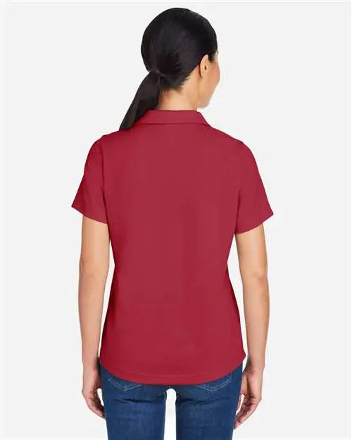 Core365 Ce104w Women’s Market Snag Protect Mesh Polo - Classic Red