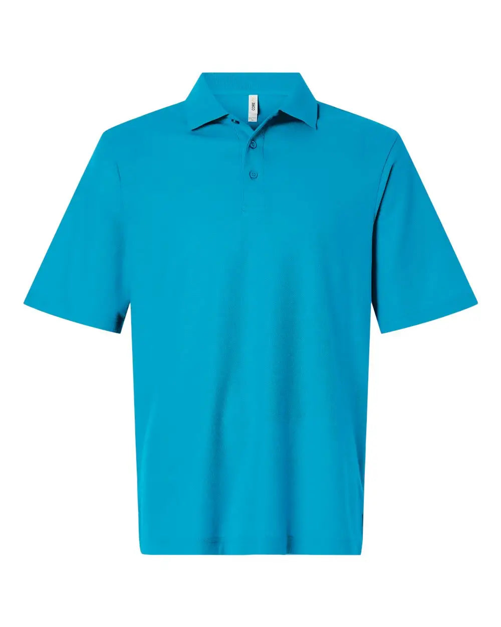 Core365 Ce106 Men’s Resolve Cvc Performance Pique Polo - Electric Blue - Adult s