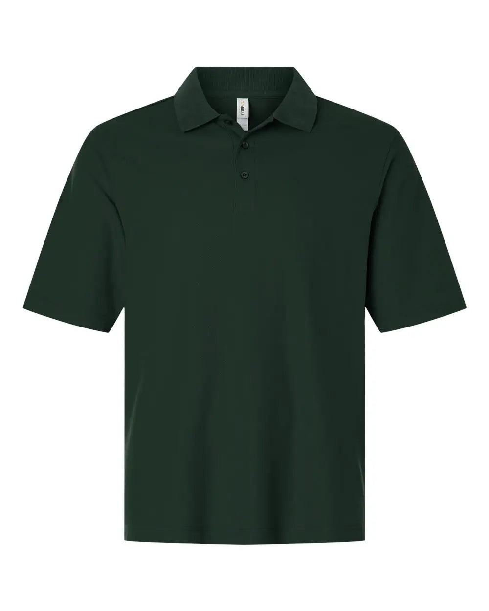 Core365 Ce106 Men’s Resolve Cvc Performance Pique Polo - Forest - Adult s
