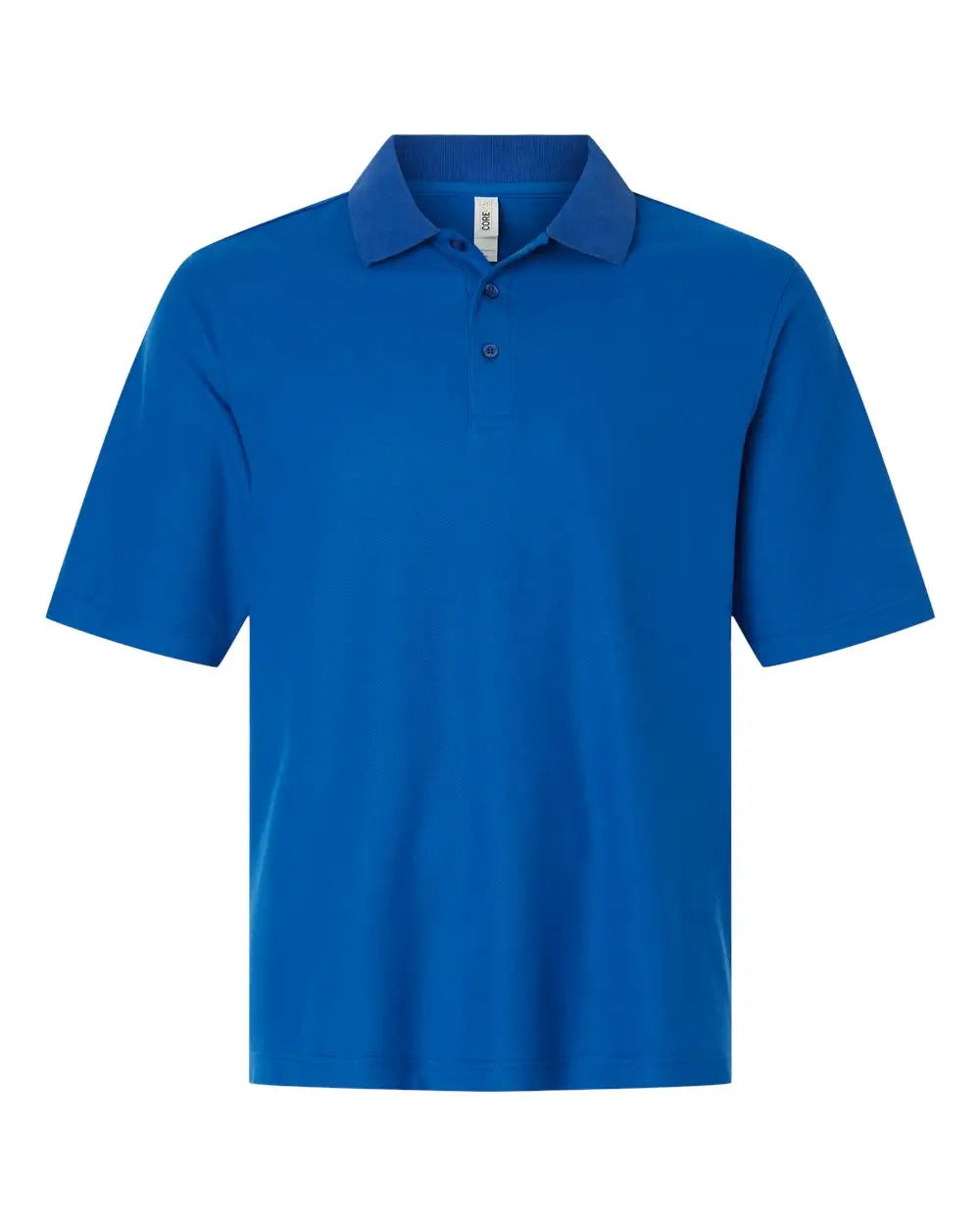 Core365 Ce106 Men’s Resolve Cvc Performance Pique Polo - True Royal - Adult s