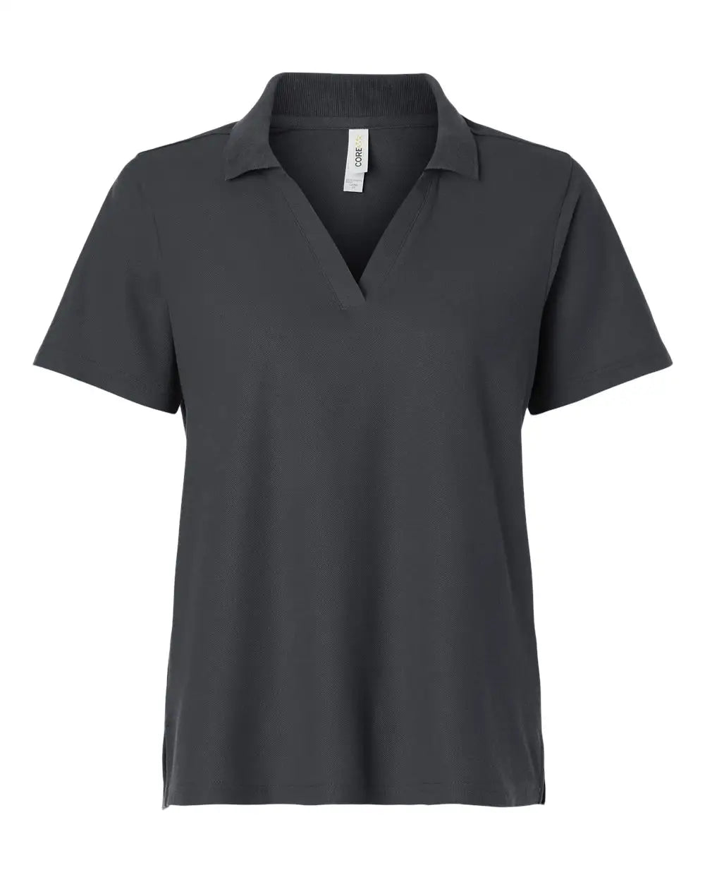 Core365 Ce106w Women’s Resolve Cvc Performance Pique Polo - Carbon