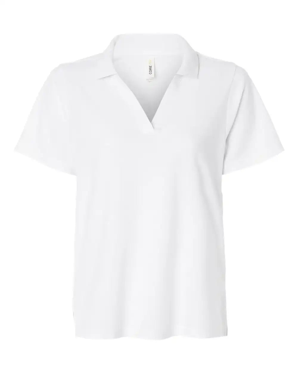 Core365 Ce106w Women’s Resolve Cvc Performance Pique Polo - White - Xs