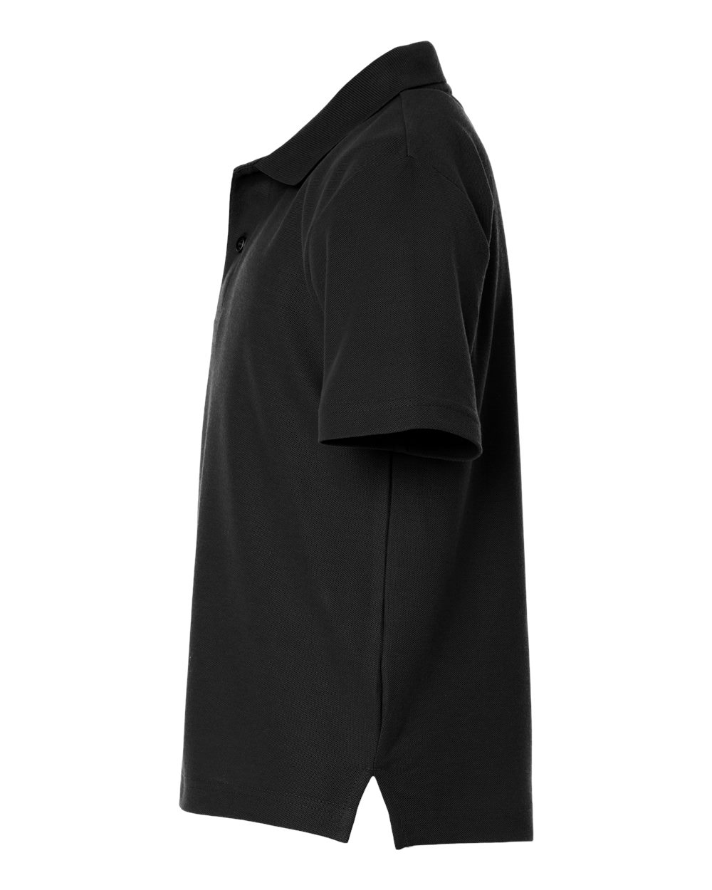 Core365 Ce106y Youth Resolve Cvc Performance Pique Polo - Black