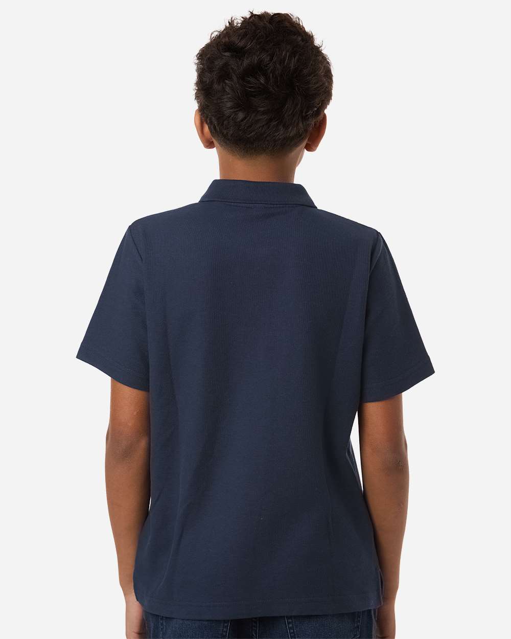 Core365 Ce106y Youth Resolve Cvc Performance Pique Polo - Classic Navy