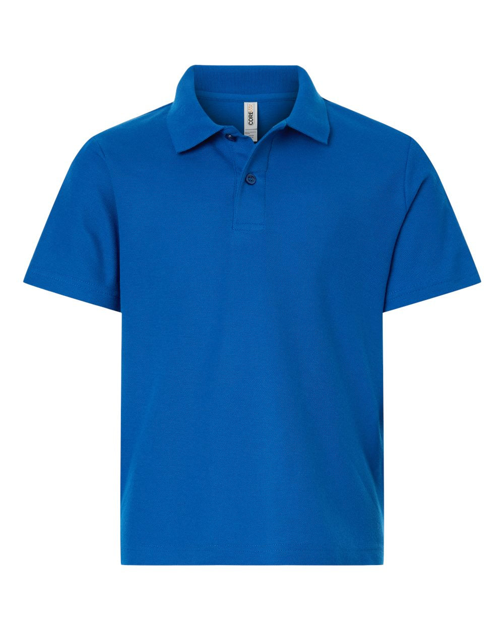Core365 Ce106y Youth Resolve Cvc Performance Pique Polo - True Royal
