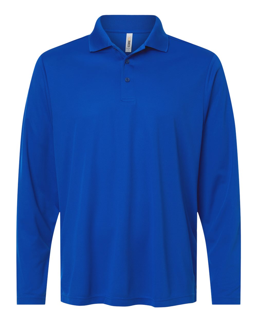 Core365 Ce108l Men’s Nova Performance Long Sleeve Pique Polo - True Royal