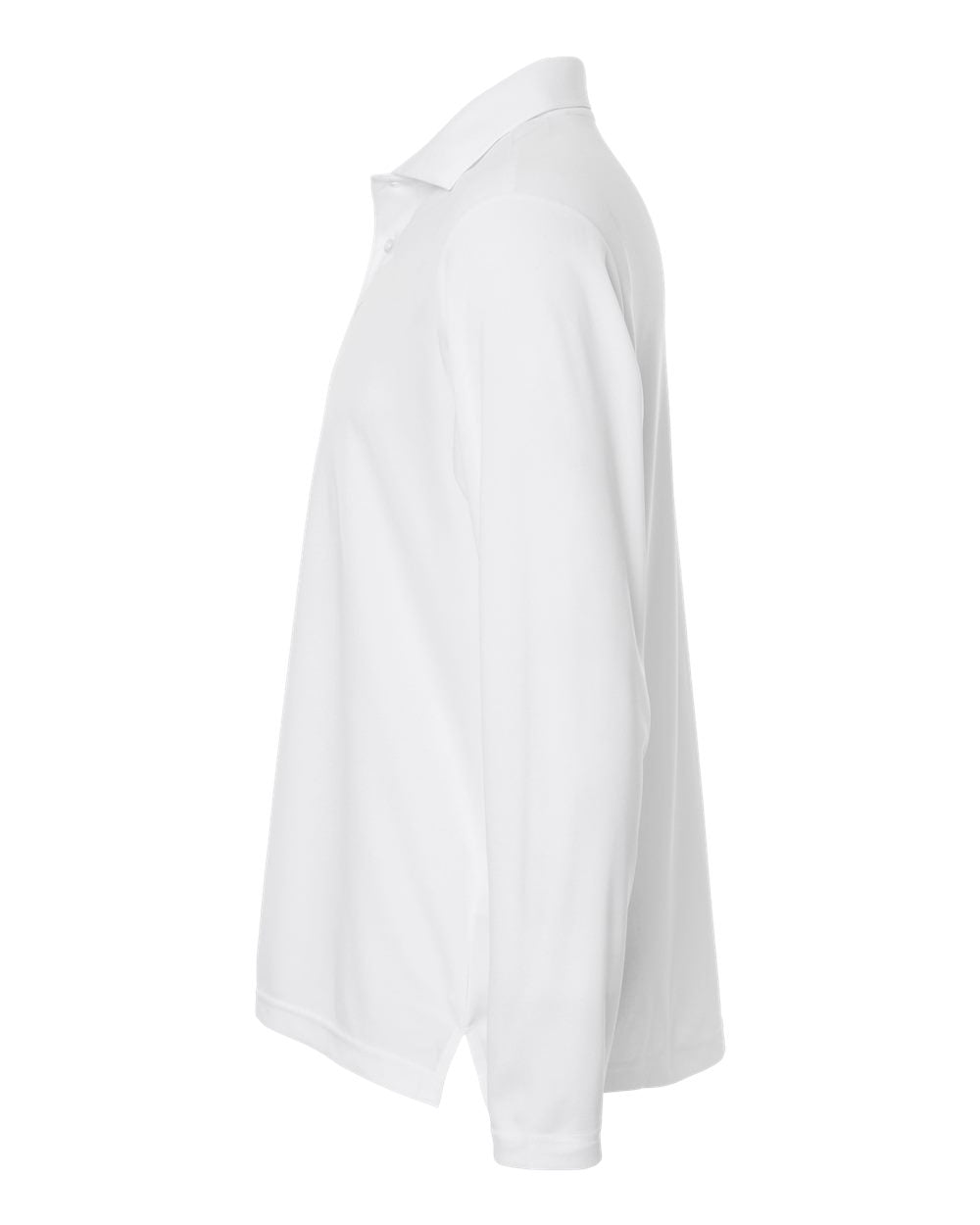 Core365 Ce108l Men’s Nova Performance Long Sleeve Pique Polo - White