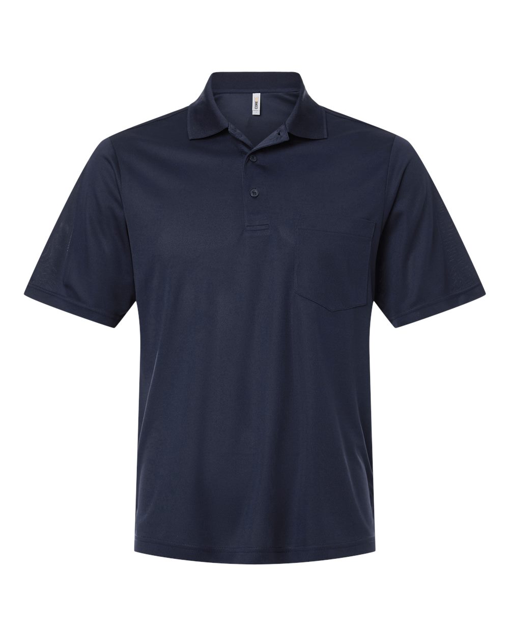 Core365 Ce108p Men’s Nova Performance Pique Pocket Polo - Classic Navy