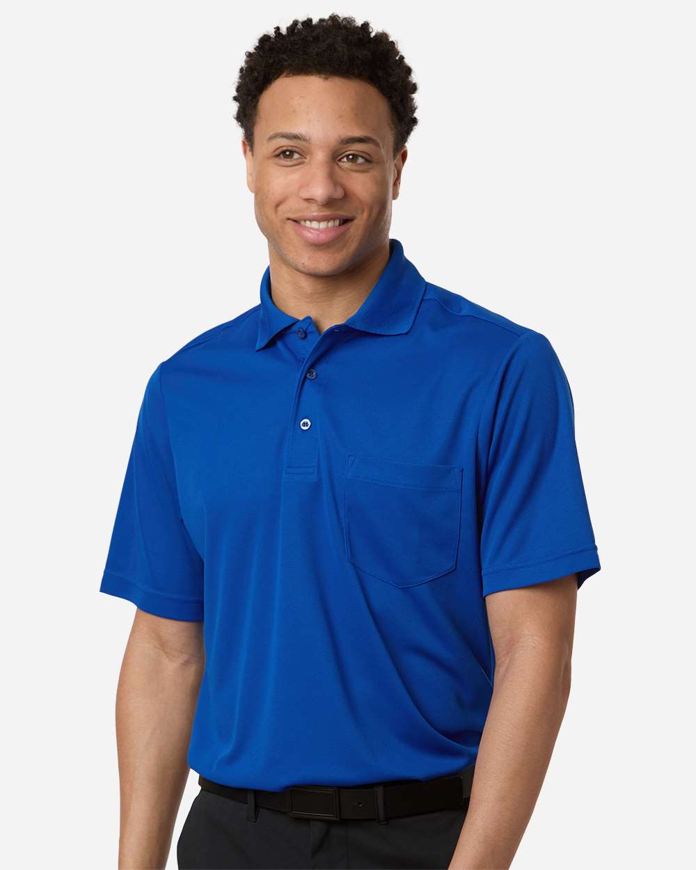 Core365 Ce108p Men’s Nova Performance Pique Pocket Polo - True Royal