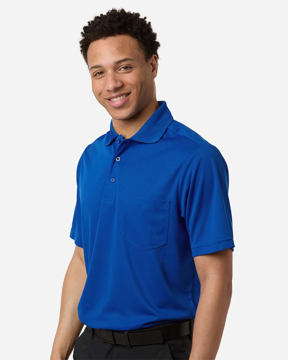 Core365 Ce108p Men’s Nova Performance Pique Pocket Polo - True Royal