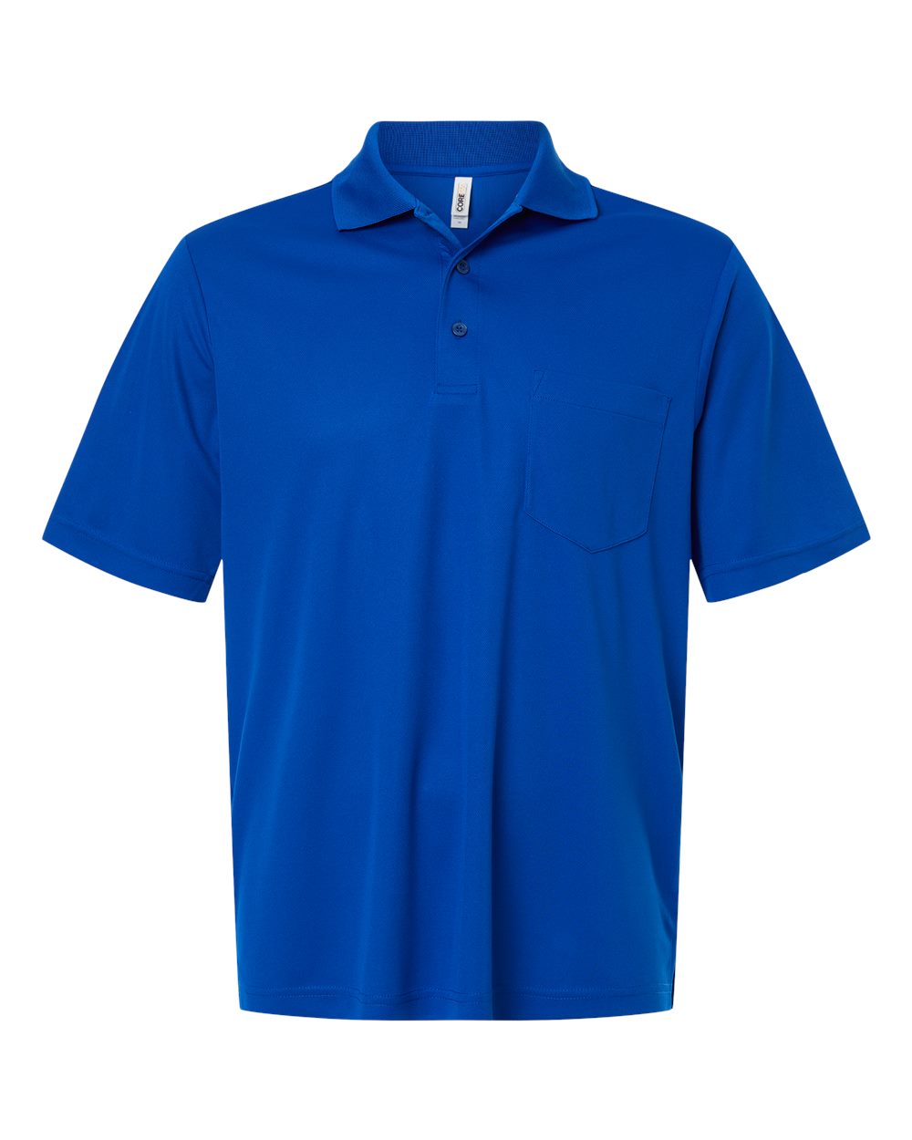 Core365 Ce108p Men’s Nova Performance Pique Pocket Polo - True Royal