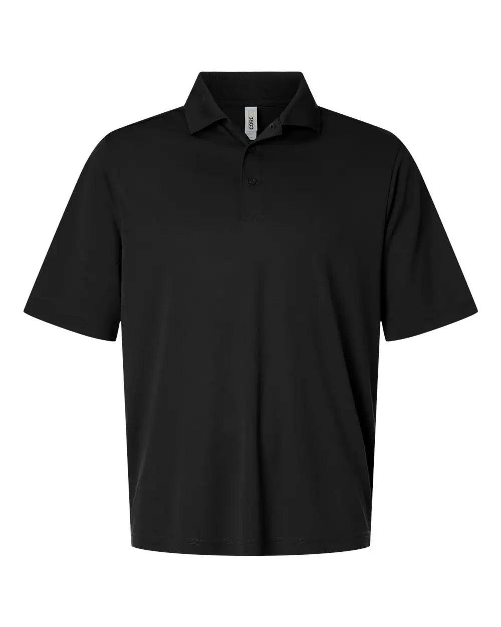 Core365 Ce108t Men’s Tall Nova Performance Pique Polo - Black