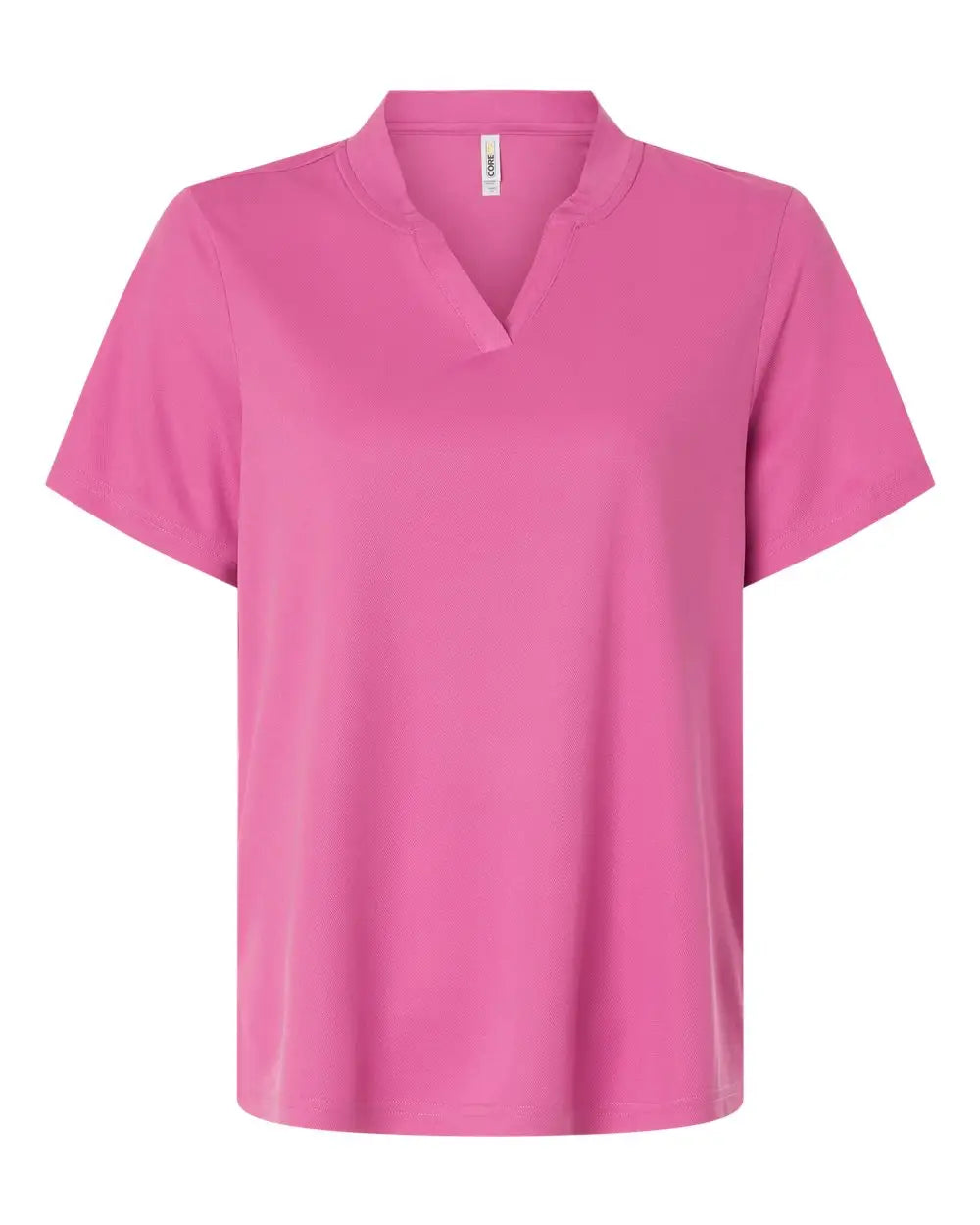 Core365 Ce108w Women’s Nova Performance Pique Polo - Charity Pink - Ladies Xs