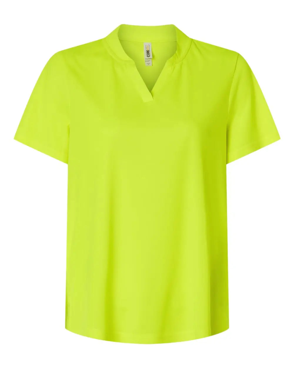 Core365 Ce108w Women’s Nova Performance Pique Polo - Safety Yellow - Ladies Xs