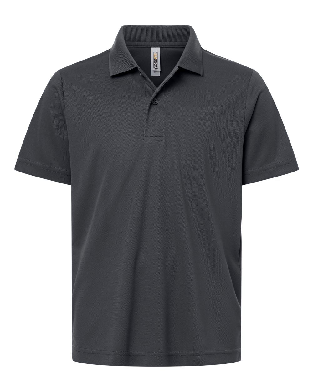 Core365 Ce108y Youth Nova Performance Pique Polo - Carbon