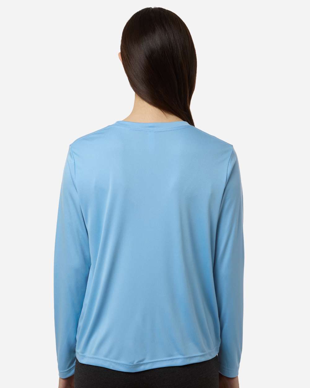 Core365 Ce10lw Women’s Capital Performance Long Sleeve T-shirt - Columbia Blue