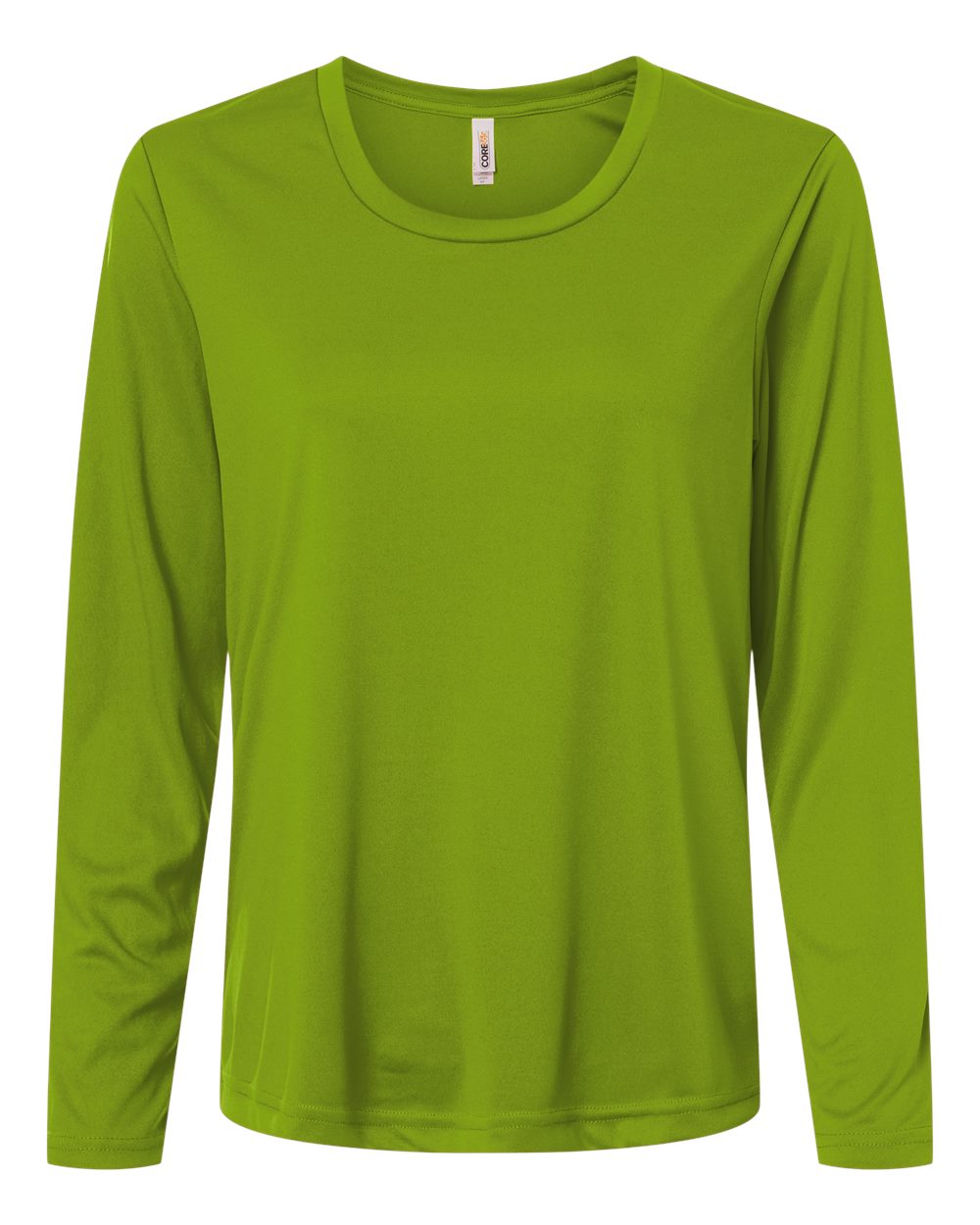 Core365 Ce10lw Women’s Capital Performance Long Sleeve T-shirt - Acid Green