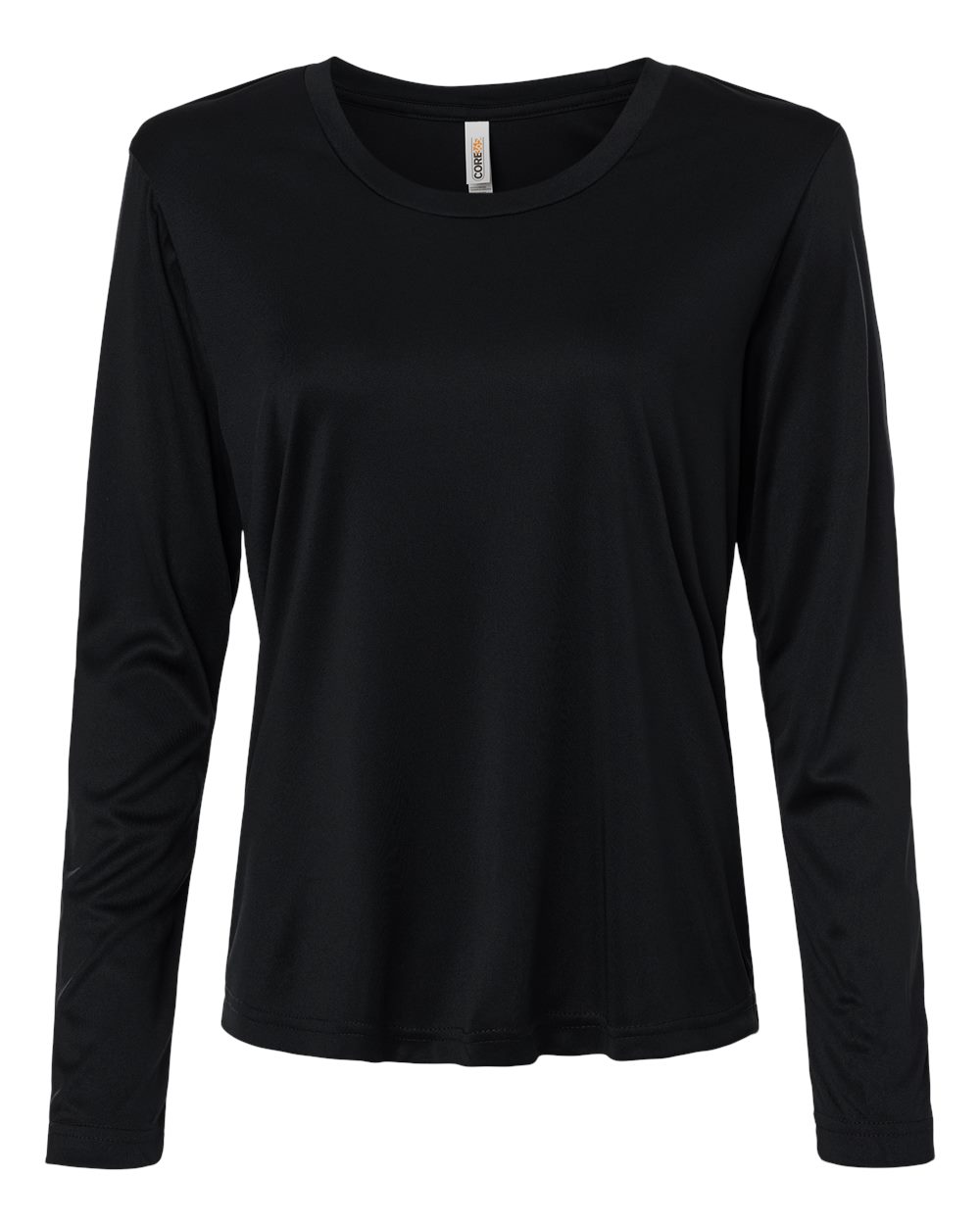 Core365 Ce10lw Women’s Capital Performance Long Sleeve T-shirt - Black
