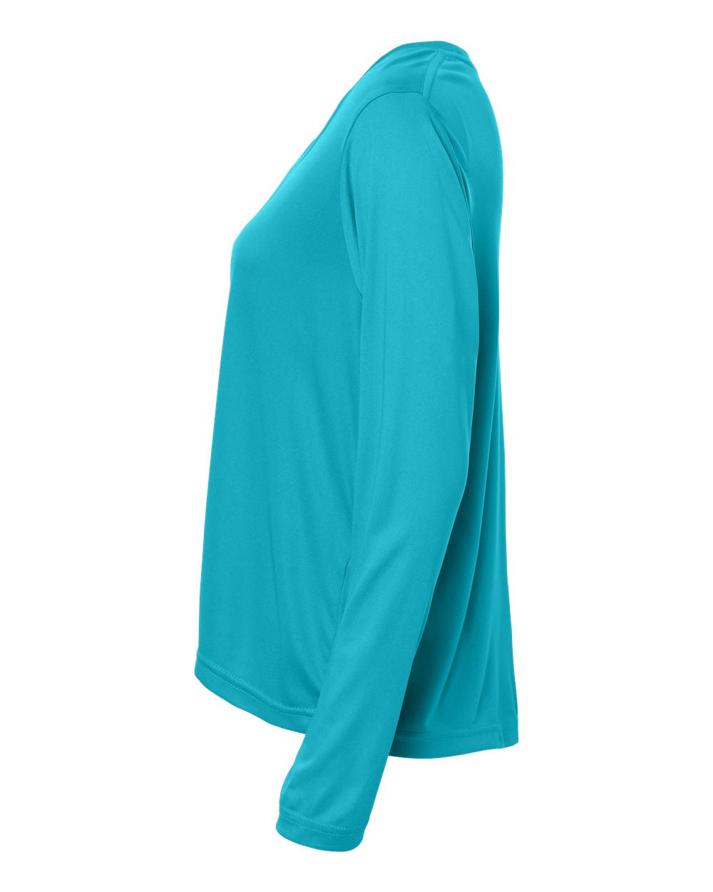 Core365 Ce10lw Women’s Capital Performance Long Sleeve T-shirt - Clear Teal