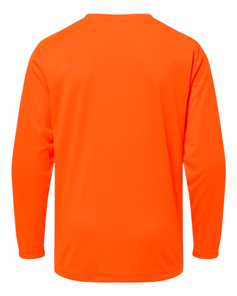 Core365 Ce10ly Youth Capital Performance Long Sleeve T-shirt - Safety Orange