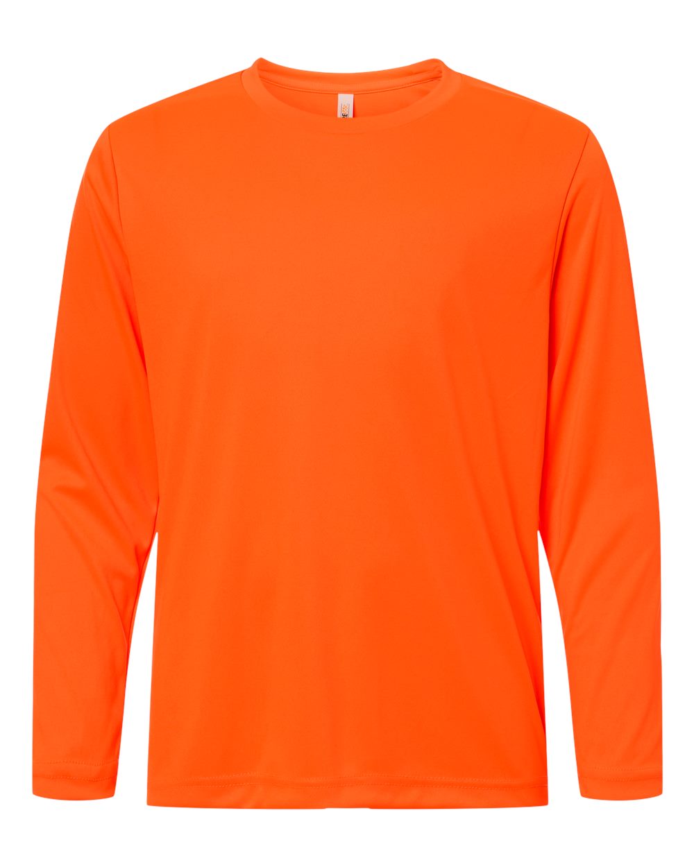 Core365 Ce10ly Youth Capital Performance Long Sleeve T-shirt - Safety Orange