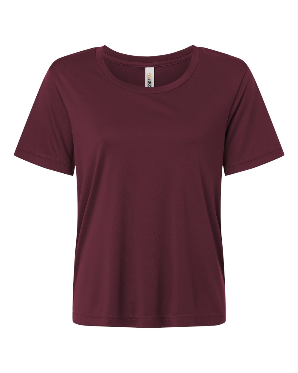 Core365 Ce10w Women’s Capital Performance T-shirt - Burgundy