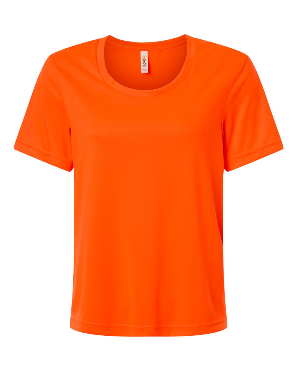 Core365 Ce10w Women’s Capital Performance T-shirt - Safety Orange