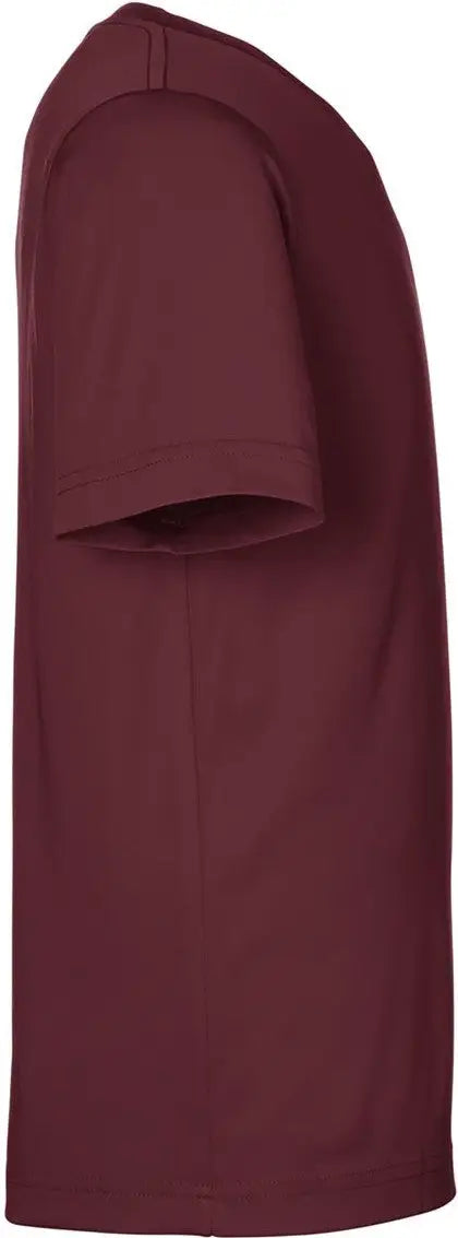 Core365 Ce10y Youth Capital Performance T-shirt - Burgundy