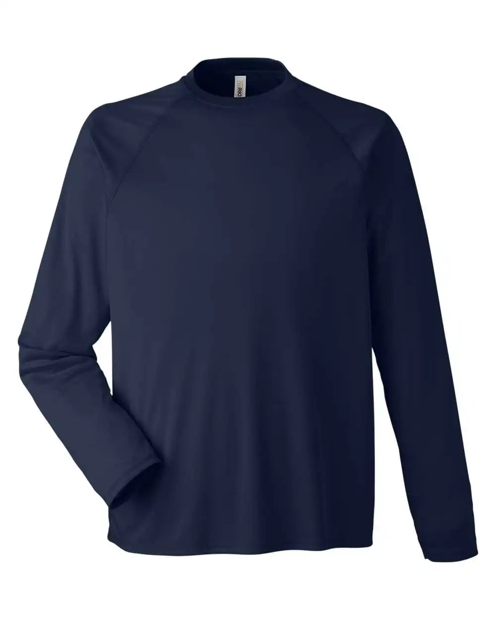 Core365 Ce110 Unisex Ultra Uvp™ Marina Raglan Long Sleeve T-shirt - Classic Navy - Xs