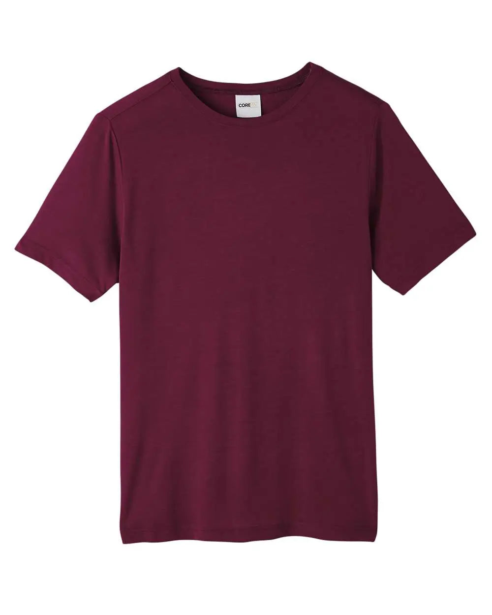 Core365 Ce111 Unisex Fusion Chromasoft™ Performance T-shirt - Burgundy - Maroon / Xs