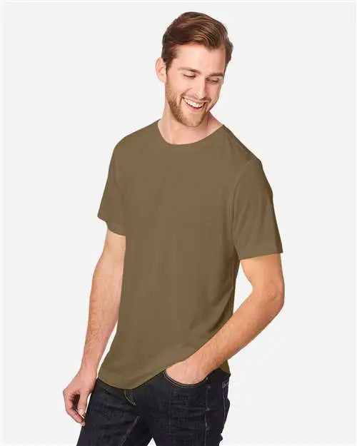 Core365 Ce111 Unisex Fusion Chromasoft™ Performance T-shirt - Coyote Brown