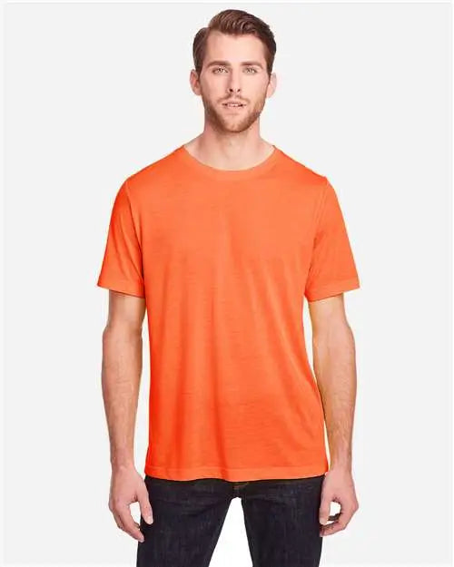 Core365 Ce111 Unisex Fusion Chromasoftâ„¢ Performance T-shirt - Campus Orange