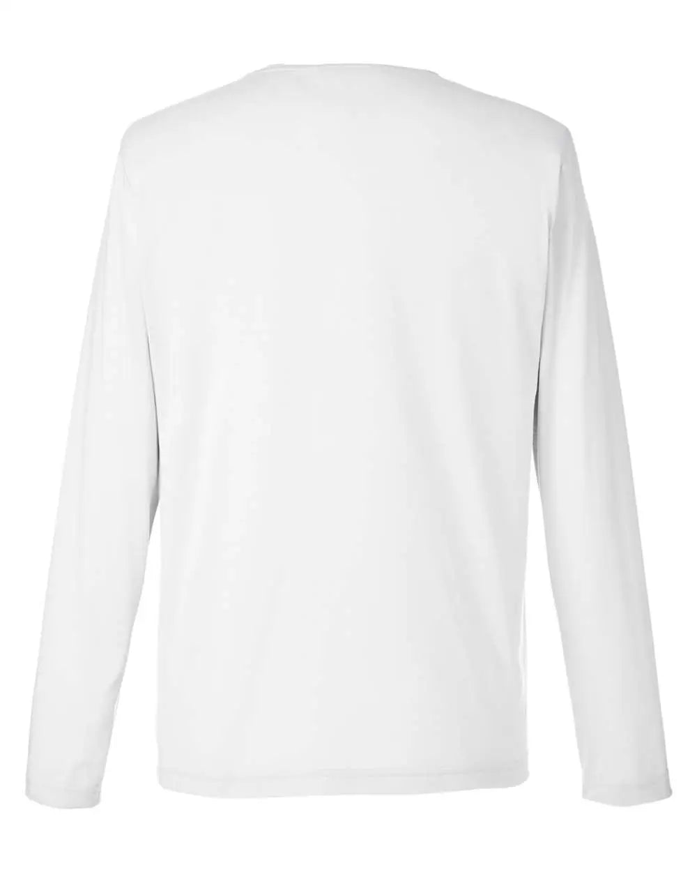 Core365 Ce111l Unisex Fusion Chromasoftâ„¢ Performance Long Sleeve T-shirt - White