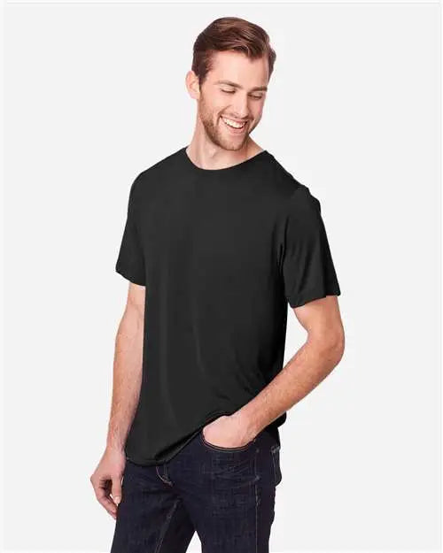 Core365 Ce111t Unisex Tall Fusion Chromasoftâ„¢ Performance T-shirt - Black