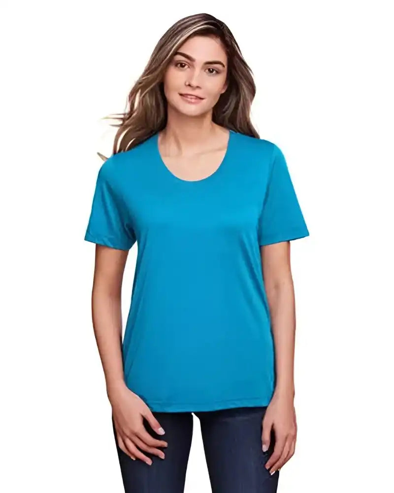 Core365 Ce111w Ladies’ Fusion Chromasoft Performance T-shirt - Electric Blue