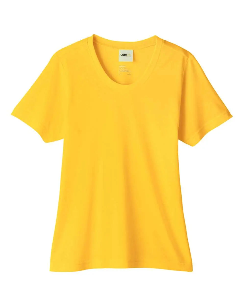 Core365 Ce111w Women’s Fusion Chromasoft™ Performance T-shirt - Campus Gold - Xs