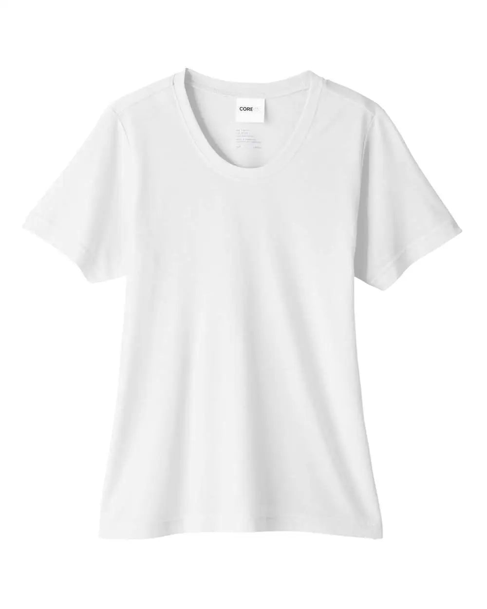 Core365 Ce111w Women’s Fusion Chromasoft™ Performance T-shirt - White - Xs