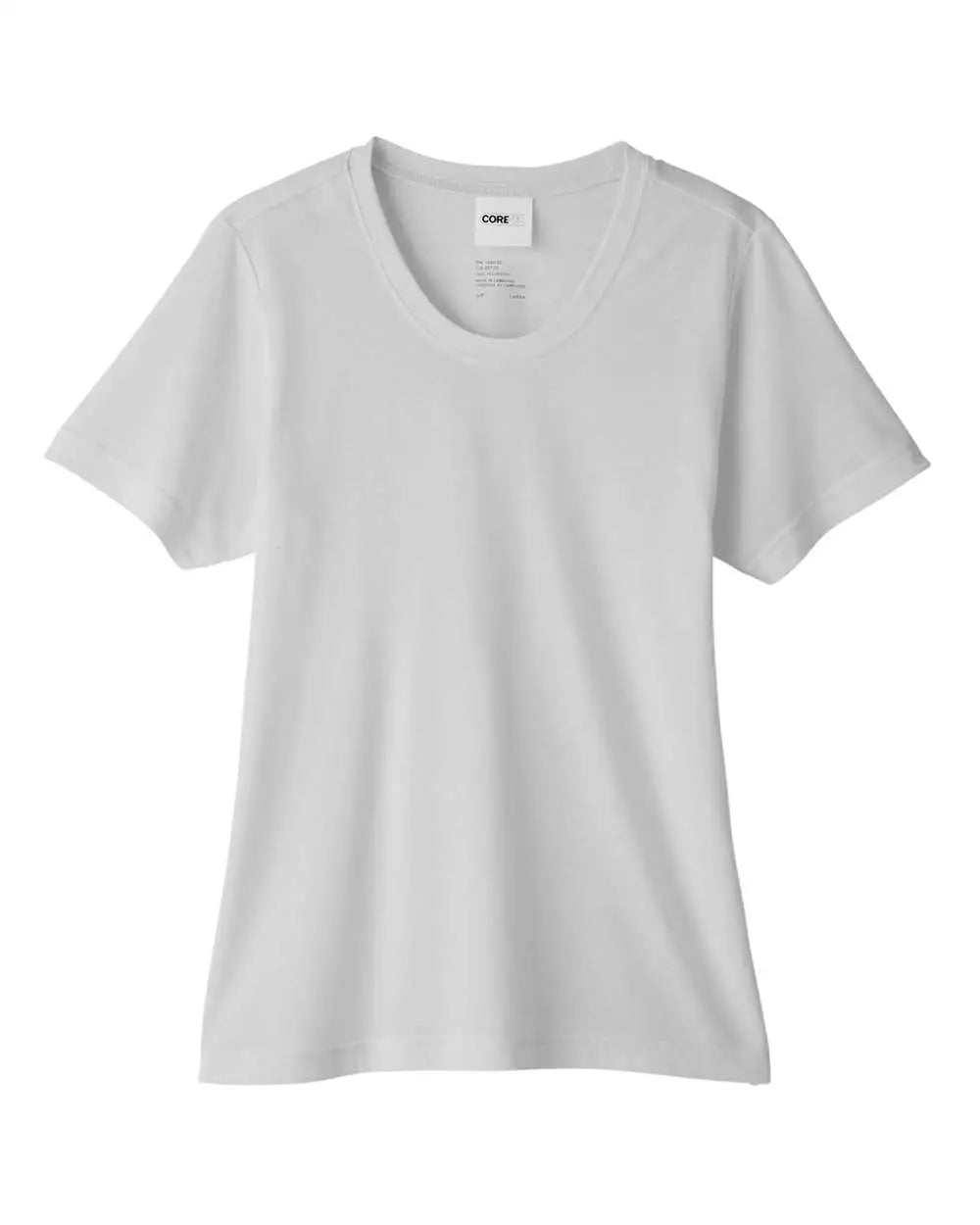 Core365 Ce111w Women’s Fusion Chromasoftâ„¢ Performance T-shirt - Platinum