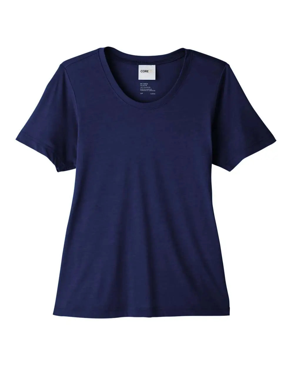 Core365 Ce111w Women’s Fusion Chromasoftâ„¢ Performance T-shirt - Classic Navy